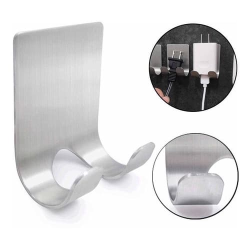 Suporte De Lâmina Barbear Suporte Multiuso De Toalha aço inox adesivo segura tomada