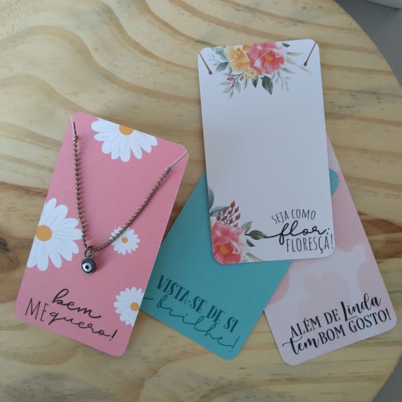 Tag Colar e Brinco - 40 unidades