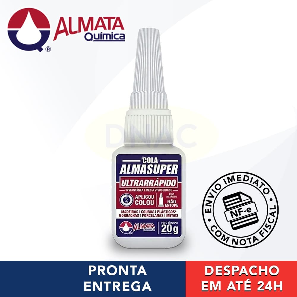 Super Cola Instantânea Cola tudo Almasuper 20g - 01 unid.