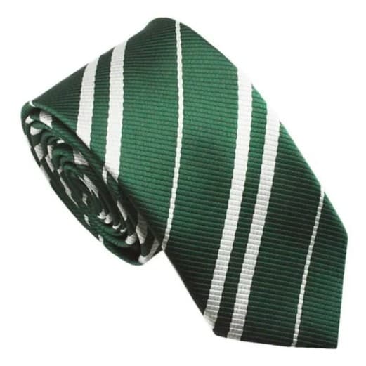 Gravata Sonserina Harry Potter -  Listrada Slytherin
