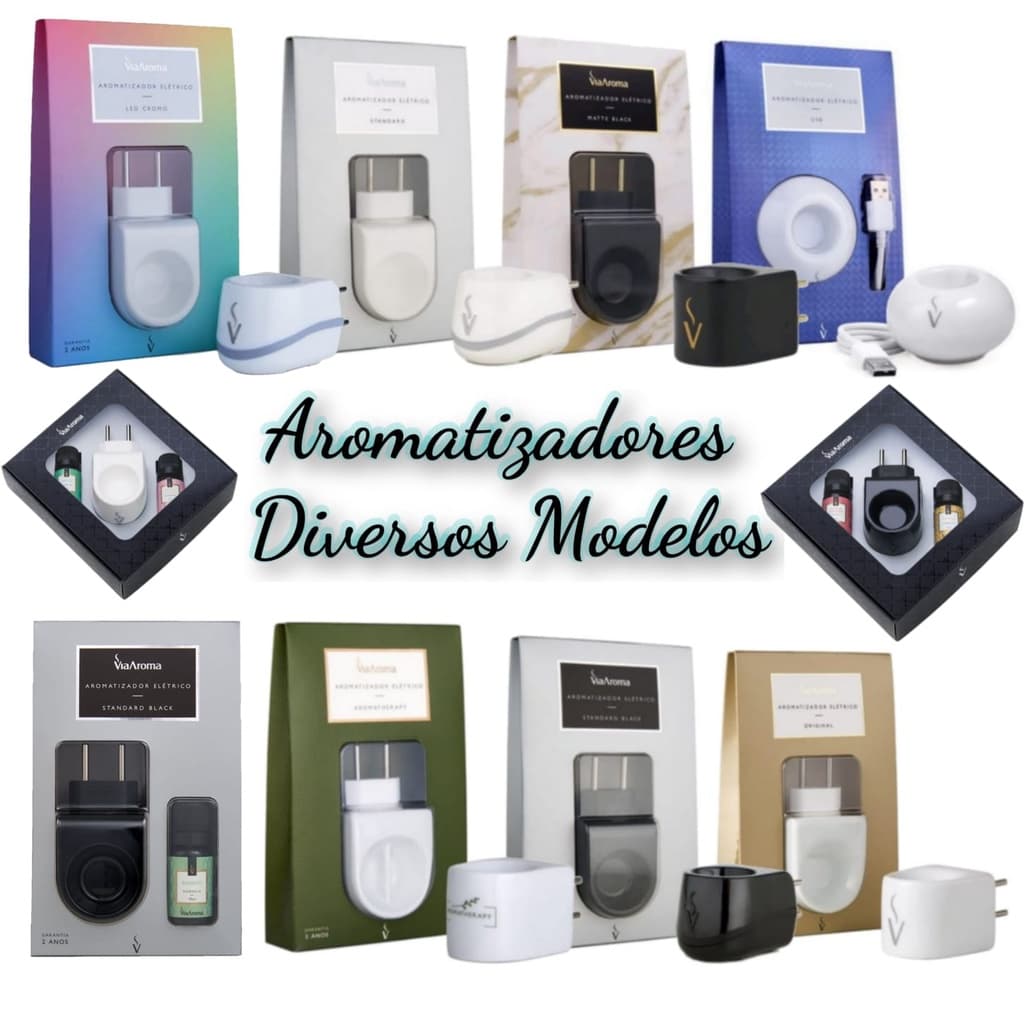 Aromatizador Difusor Elétrico Via Aroma Vários Modelos