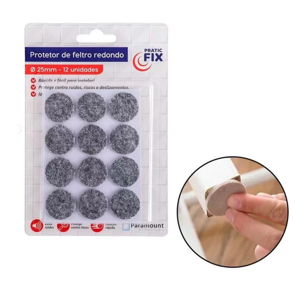 Feltro Adesivo Para Pés Sofá Mesa Cadeira Móveis Placa Super Aderente Kit Protetor Piso Espesso