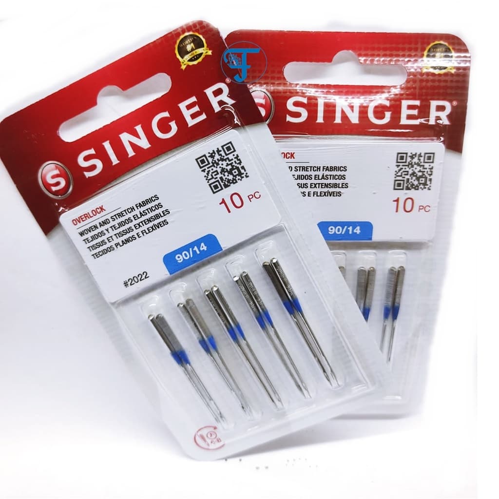 Kit 20 Agulha Singer Ultralock Overlock Portátil 14sh 2022
