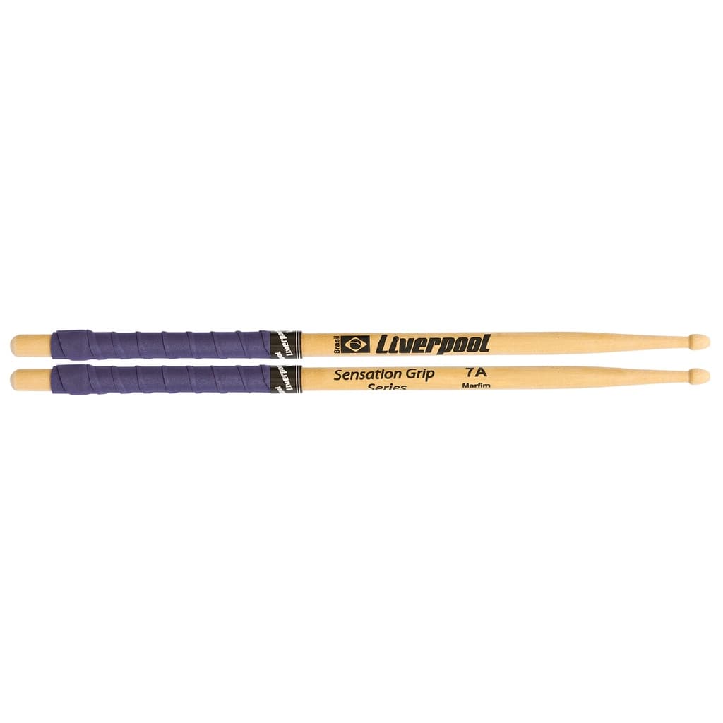Baqueta Bateria Liverpool Sensation Grip 7A Madeira Eva