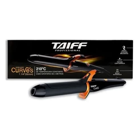 Modelador de Cachos Curves 32mm Profissional Bivolt Taiff