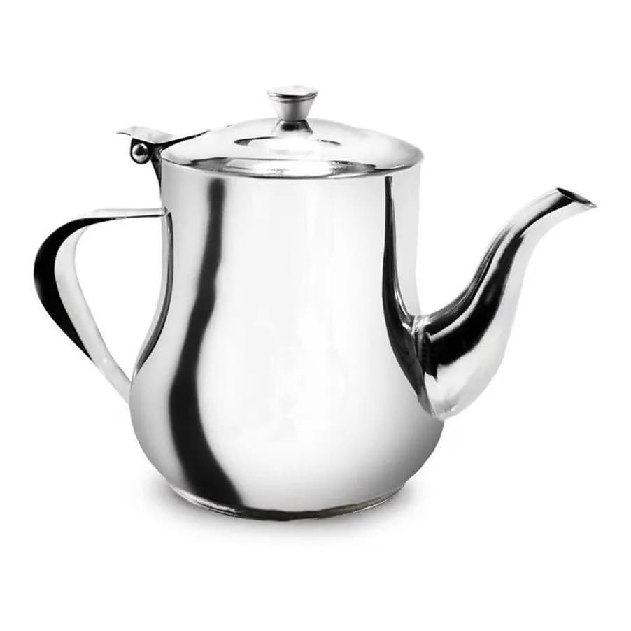 Bule Bico Fino Inox para Servir Café Leite Chá 680ml kehome
