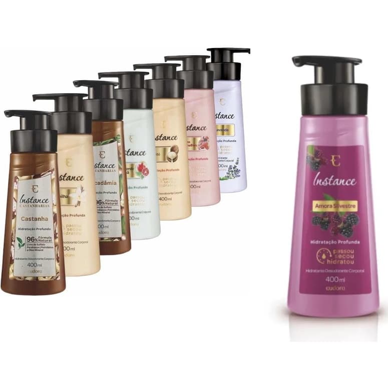 Hidratante Instance Pote ou Refil  400 ml /350 ml ml Eudora