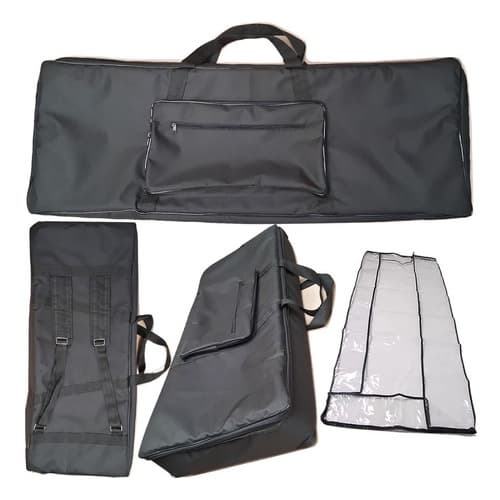 Capa Piano Digital Yamaha Dgx230 Master Luxo Bk + Cobertura