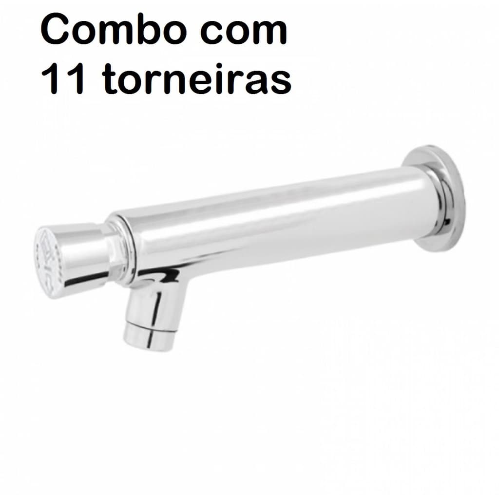 Torneira Automática Metal Lavatório parede longa 11 UN