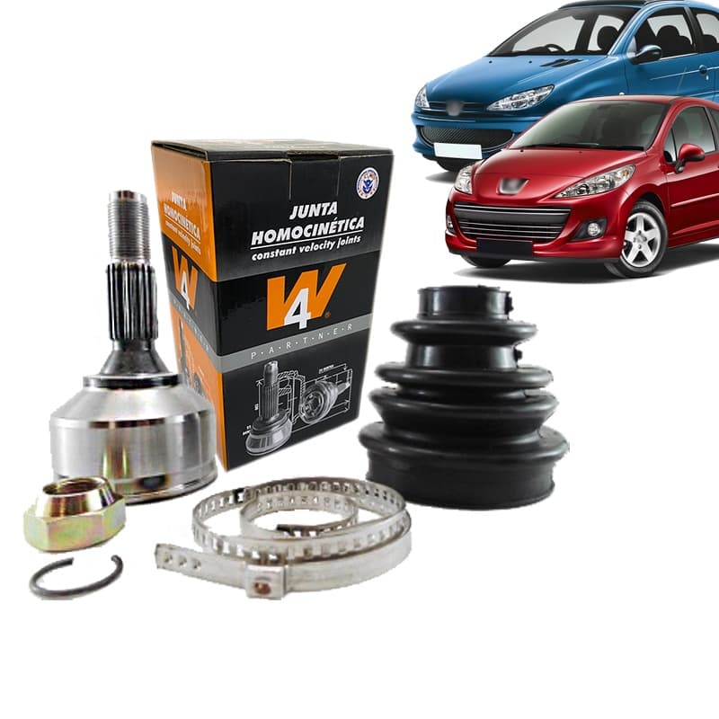 Junta Homocinética Peugeot 206 1.0/1.4 2001 Em Diante, Peugeot 207 1.4 8v Trava Int Dentes 22 Int X 21 Ext