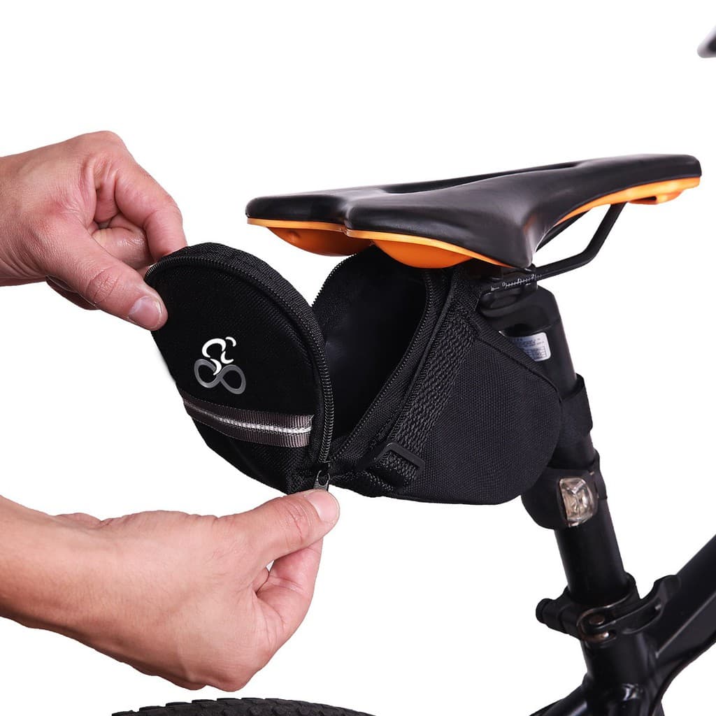 Bolsa De Selim Afunilada Para Bike Bicicleta Mtb E Speed