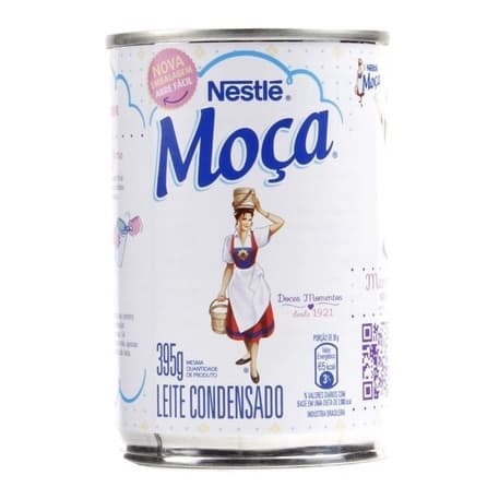 Atacado C/10 Leite Condensado Moça Latas 395g (10 Latas) Kit