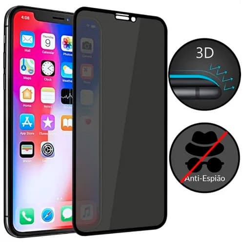 Película Privacidade 3D Compatível Samsung Galaxy S21 Plus/S21+/ A20/A30/A50/A30s/ A21s / M21/M31