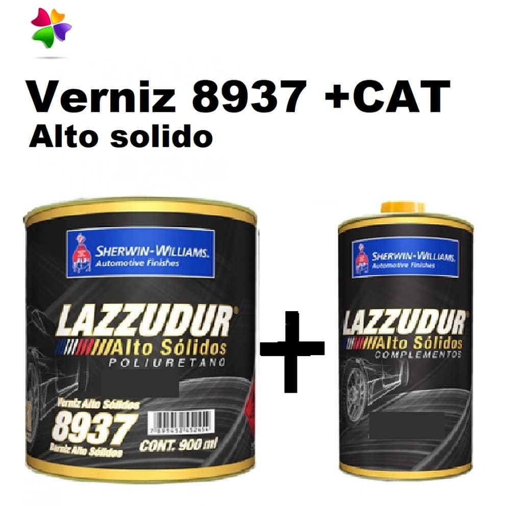 Verniz Aut. 8937 Lazzuril Alto Solido 900ml C/ End 900ml sherwim williams