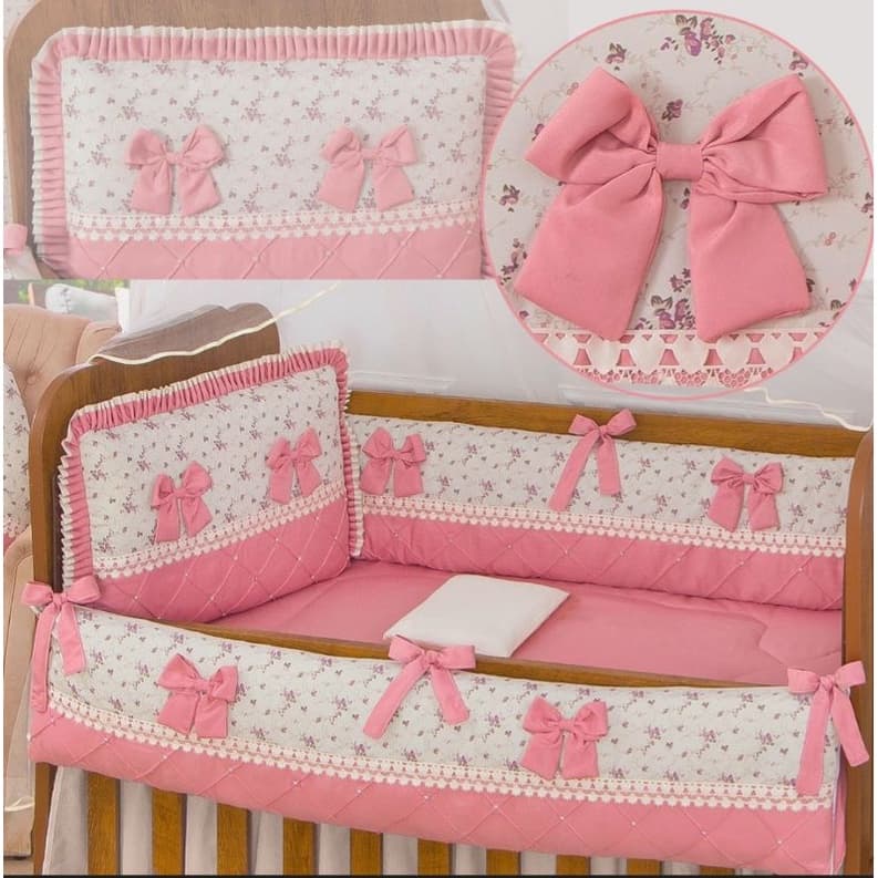 Kit De Berço Luxo 10 Peças