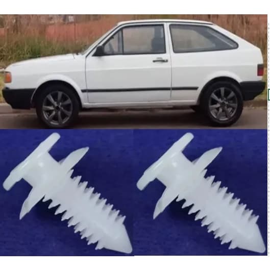 Kit 100 Grampo Presilha Forro Porta Vw Gol Parati Voyage