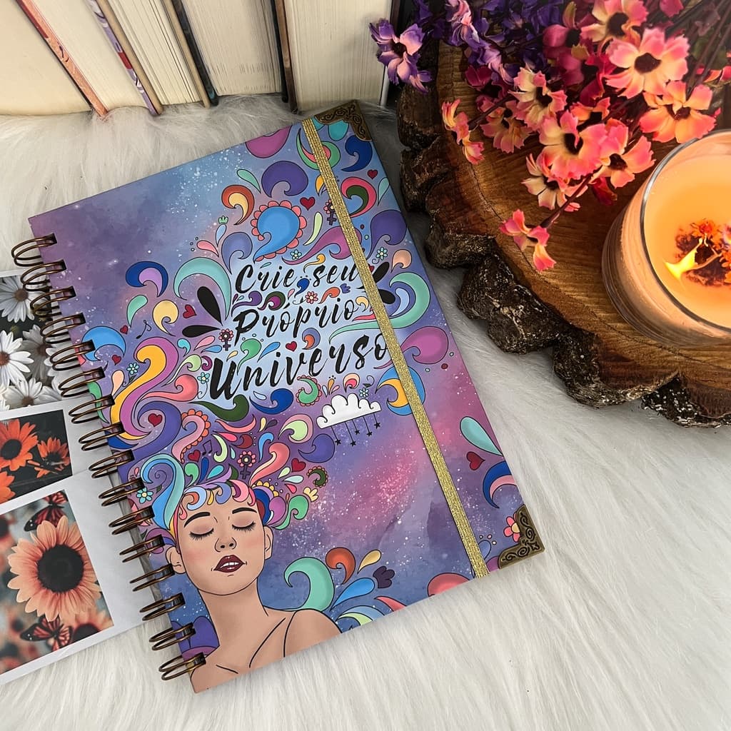 Caderno Crie Seu Próprio Universo