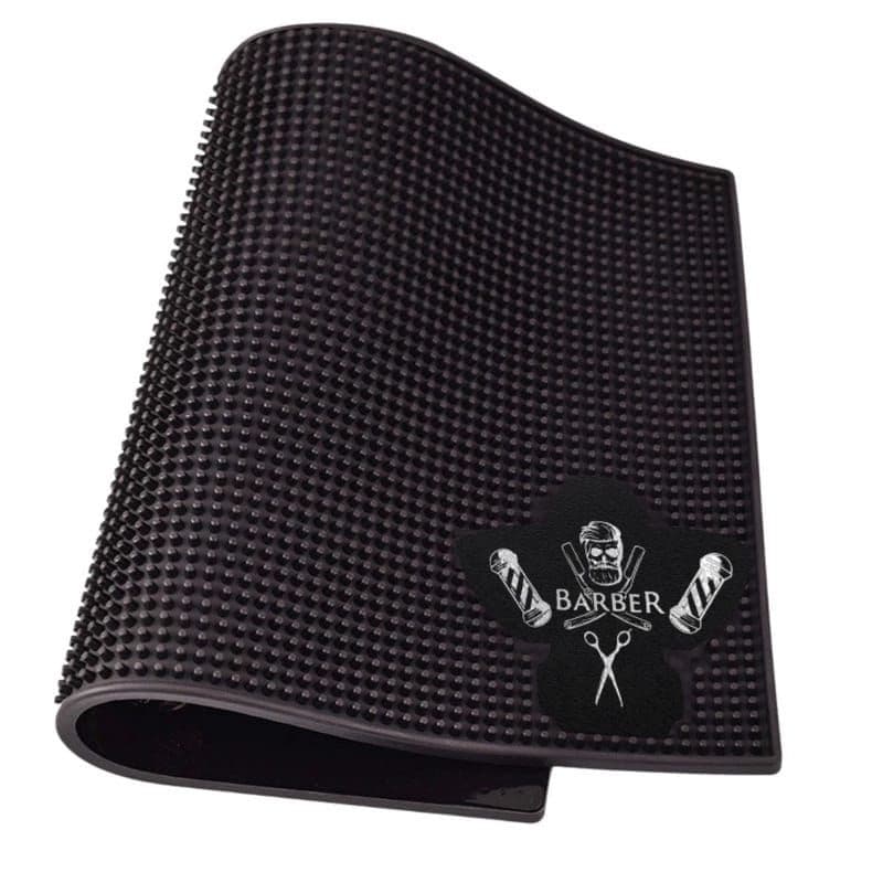 Tapete Antiderrapante Para Bancada De Barbearia Barbeiro 40x24 cm