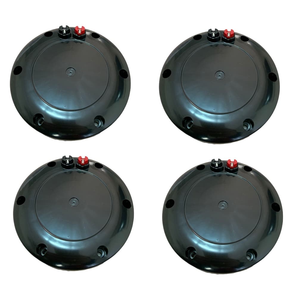 Kit 4 Tampas Traseira Musicall Corneta Driver D400 D405 D408 Com Borne em Plástico
