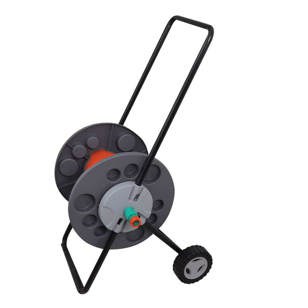 Enrolador Suporte de Mangueira Jardim Tramontina com rodas 78595/000