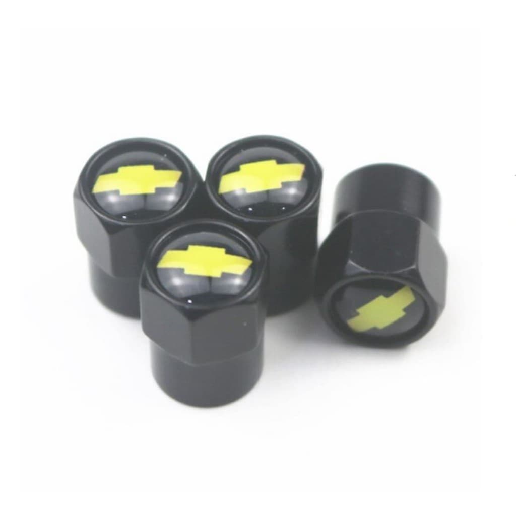 Kit Chevrolet Tampa Bico Válvula Pneu Cruze Onix Spin Gm Cobalt Roda Pino Capa Biquinho