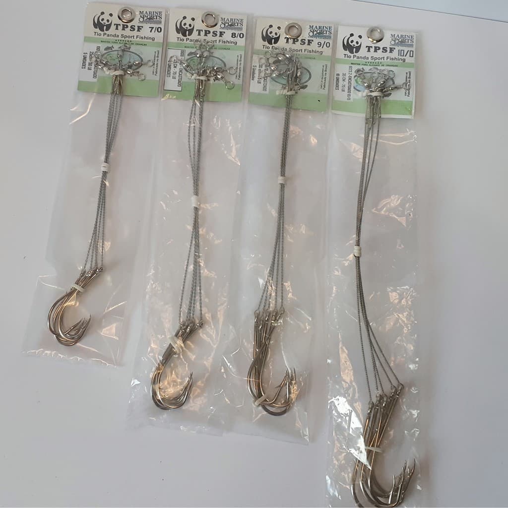 Encastoado anzol 4330 N°   7/0, 8/0, 9/0, 10/0 - 5 unid. cada   MARCA TPSF