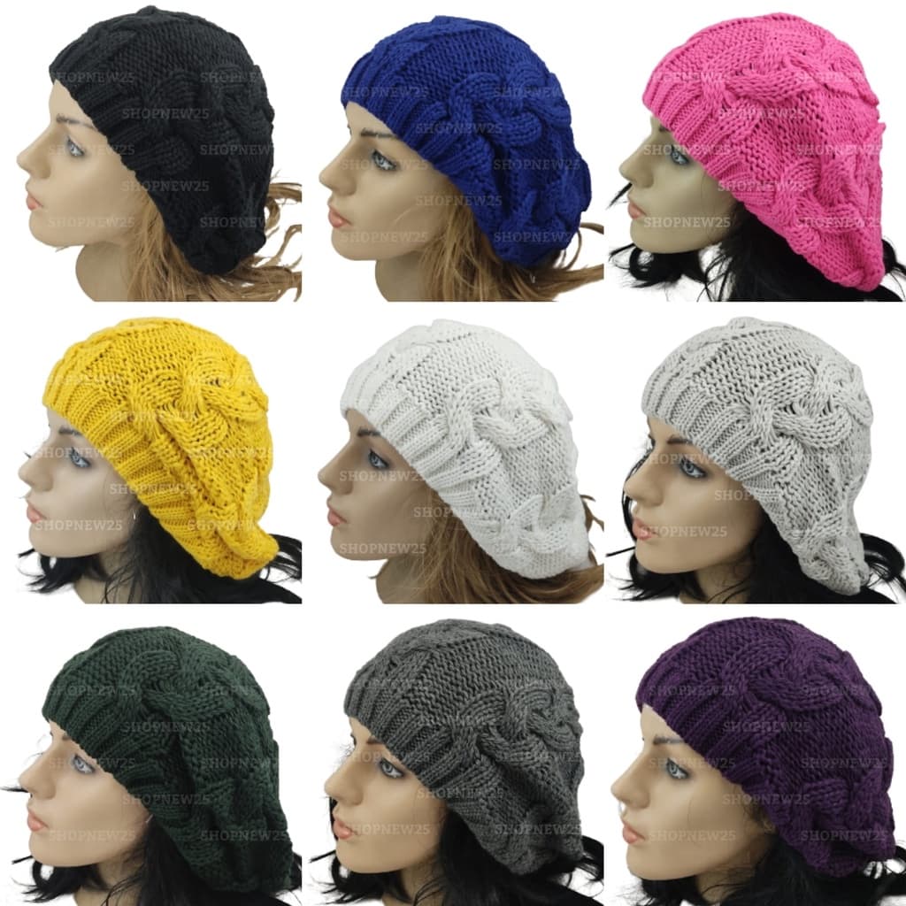 Boina Touca Gorro Beanie Transada Feminina varias Cores