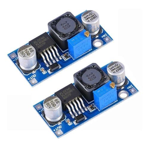02pcs Xl6009 Conversor Dc Dc Step Up Regulador Tensão
