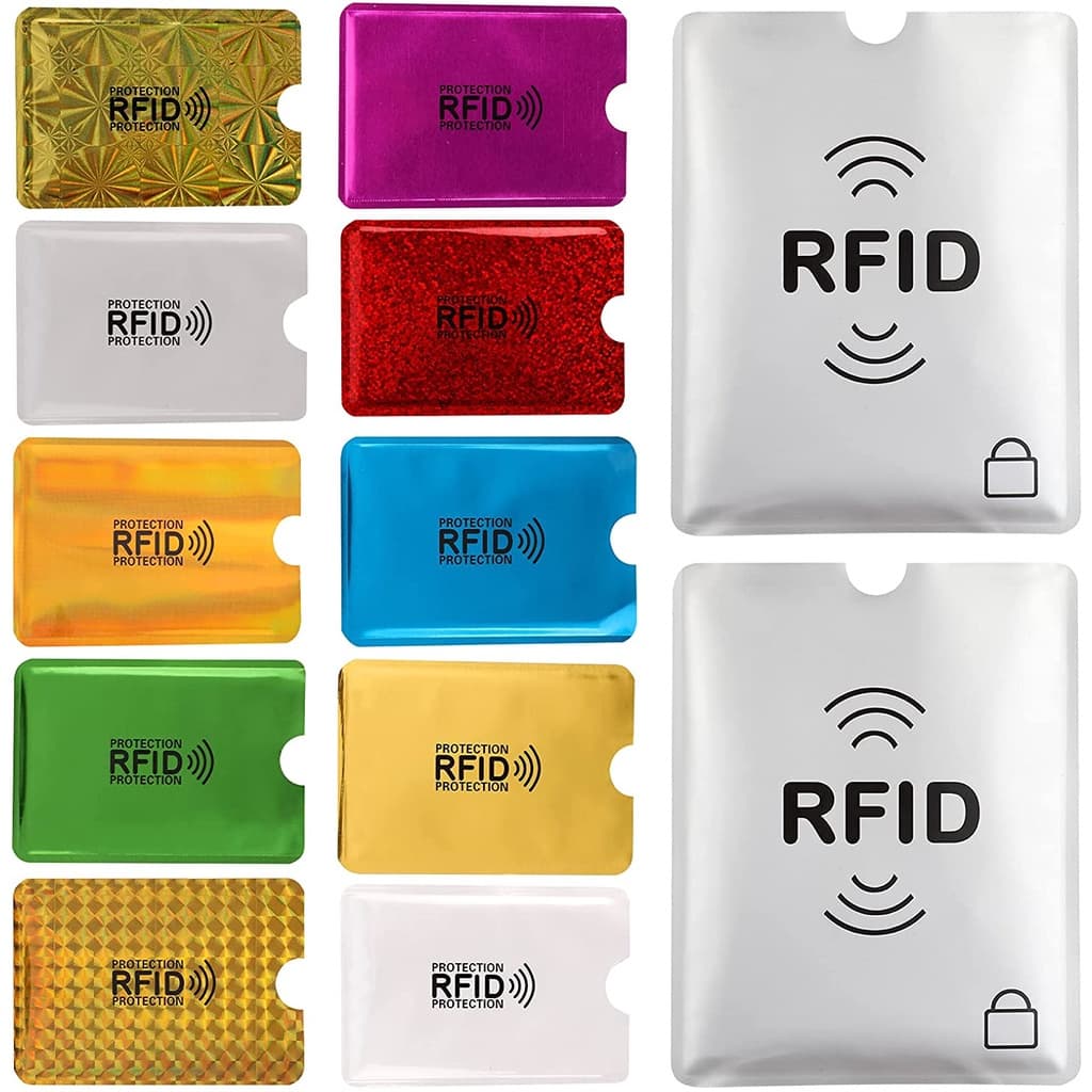 Porta Cartão / Carteira com Proteção/Envelope Bloqueio Anti Rfid de Leitor de Cartão de Banco / Identidade NFC