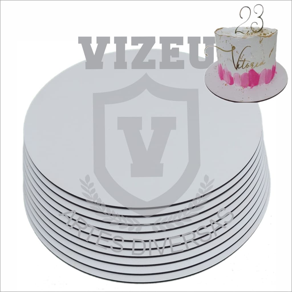 10 CAKEs BOARDs DE 28CM EM MDF 3MM - BASE PARA BOLOS