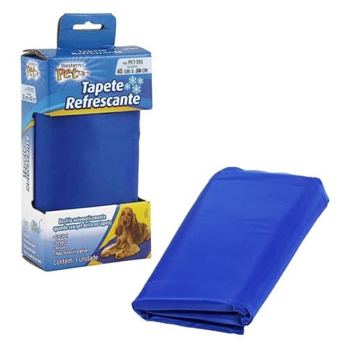 Tapete Para Pet Cachorro Gato Gelado Refrescante Pequeno 40x50 Duravel