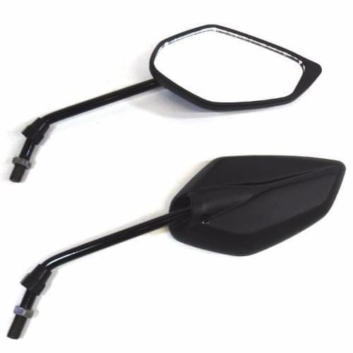 Par Retrovisor Espelho Crypton 105 / Crypton 115 / Ybr 125 / Xtz 125 / 150 / 250 - No Modelo Original