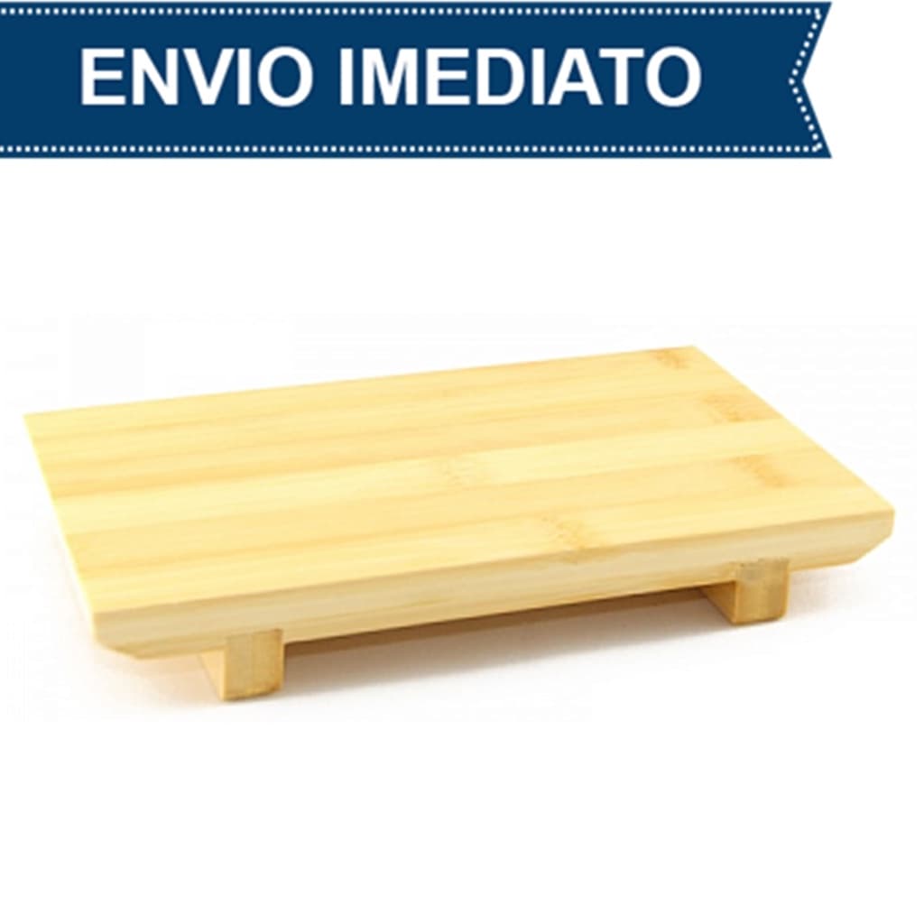 Tábua Para Sushi Sashimi De Bambu 29x17cm - Tabua De Corte Sushi Sushiman