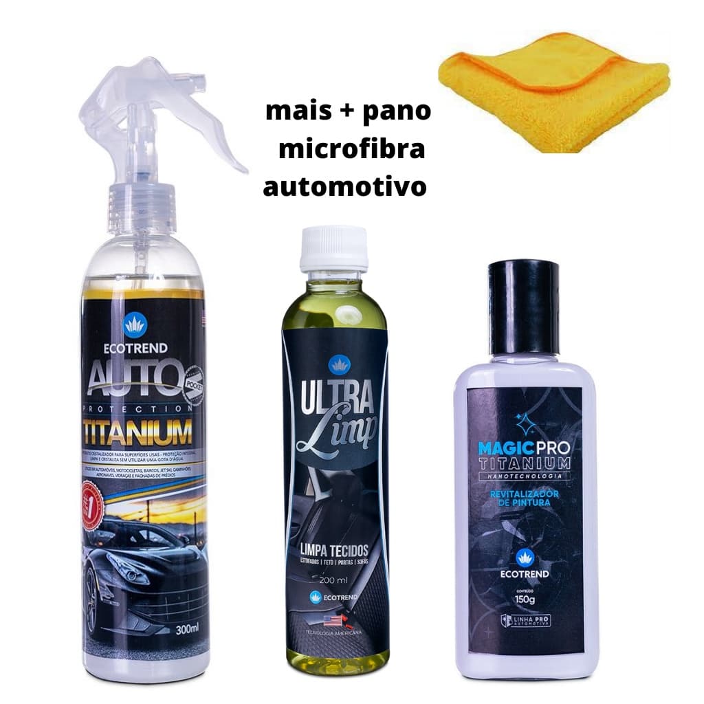 Auto Protection Titanium + Ultra Limp Tecidos + Magicpro ECOTREND SOUTH AMERICA