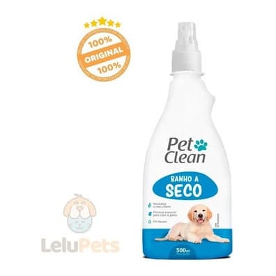 Banho A Seco Pet Clean Para Cães E Gatos 500 Ml
