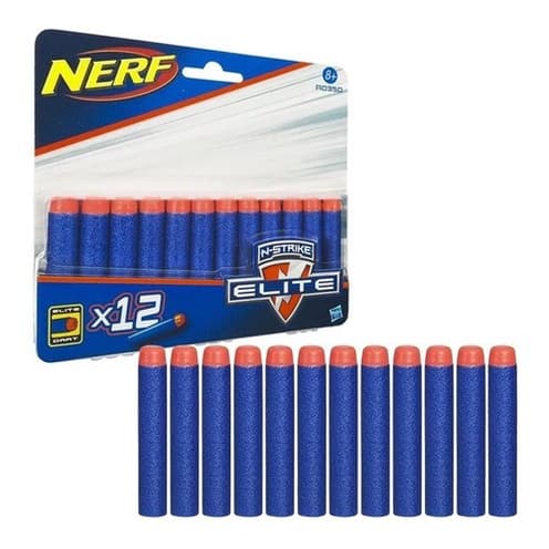 Kit Com 12 Dardos Nerf Elite Originais - Hasbro