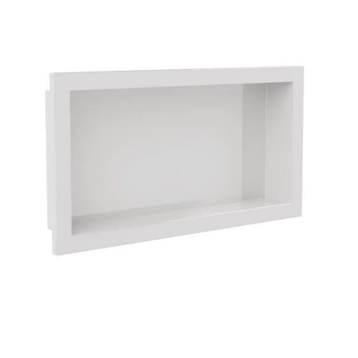 Nicho de Banheiro Embutir 30X60cm Metasul BRANCO