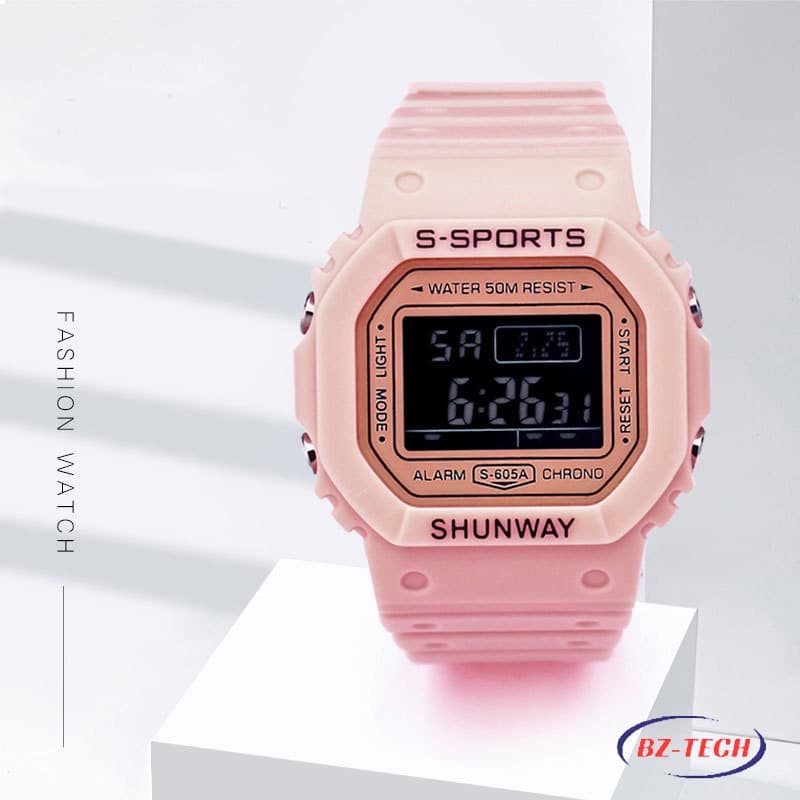 Relógios Femininos Digital Luxo Atacado Led Esportivas Prova Da água de Cronômetro Originais 2021 S-605A