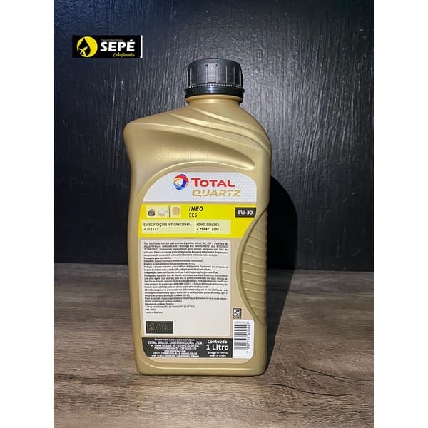 1 litro Total Quartz Ineo Ecs C2 5w30 Sintetico  Pegeot Citroen