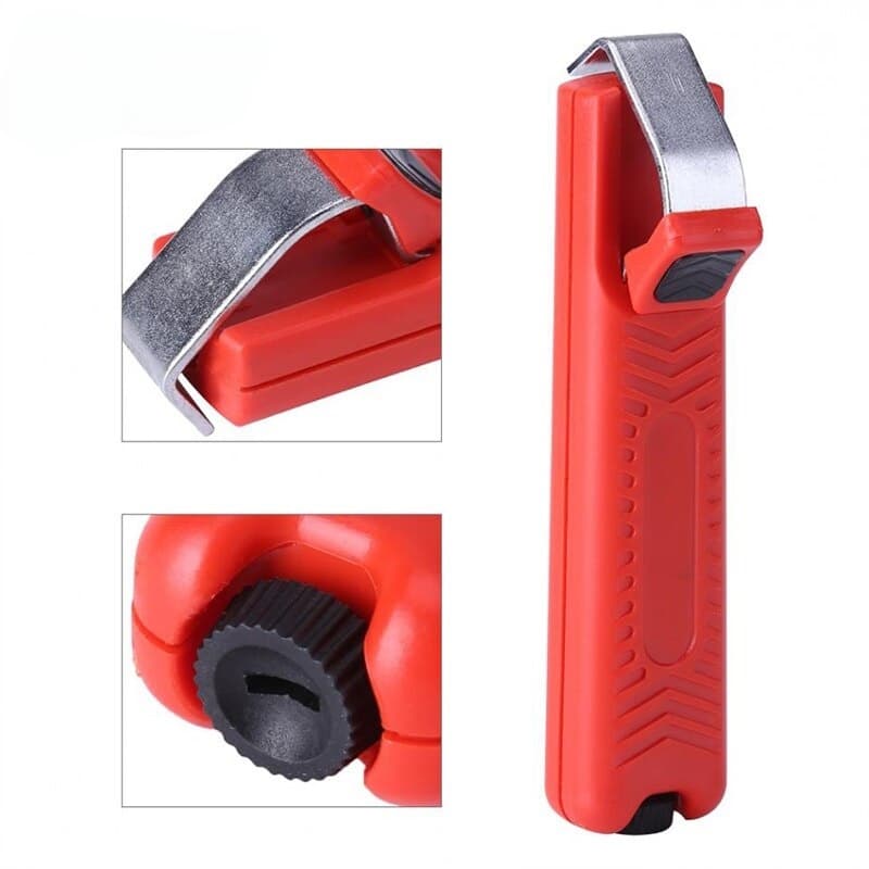 Faca Descascadora De 8-28mm , Mini Para Eletricista , Cabo De PVC , Descascar Plástico , Fio Ajustável