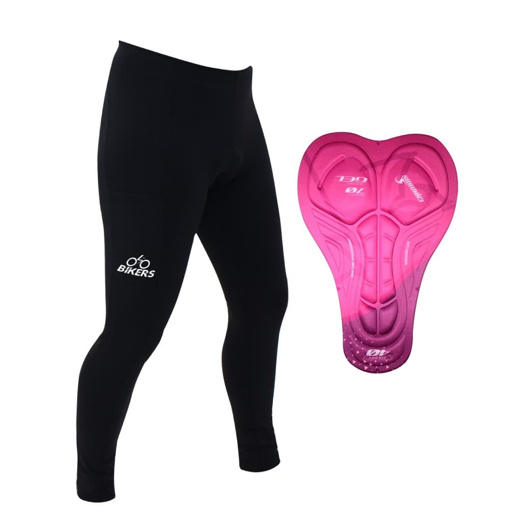 Calça Feminina Ciclismo Gel Forro 3d Com 2bolsos Mtb Speed  Acolchoada