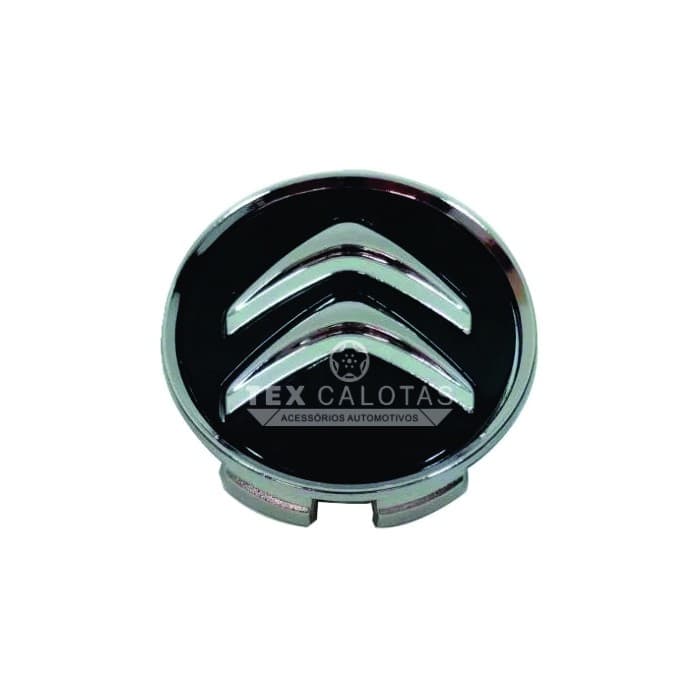 Sub Calota para Centro de Roda Citroen Aircross Preta  C3,C4,C5, C6, C8, DSS, DS3, DS4