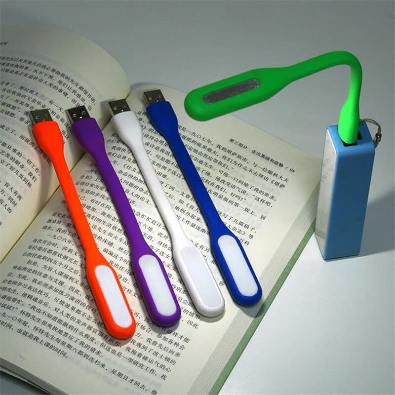 {Hs} Luminária LED de 5V / 1,2W Pequena/Flexível/Dobrável/Criativa/Alimentada por USB para Computador/Notebook