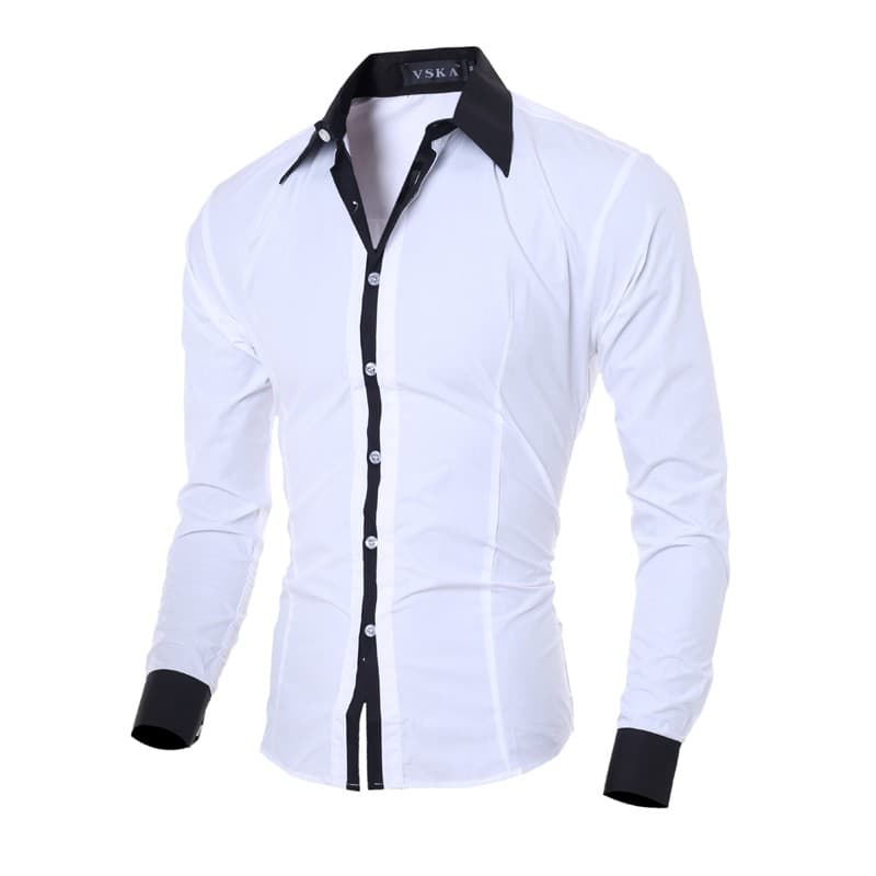 Camisa Masculina  Camisete Slim Fit Manga Longa Mag