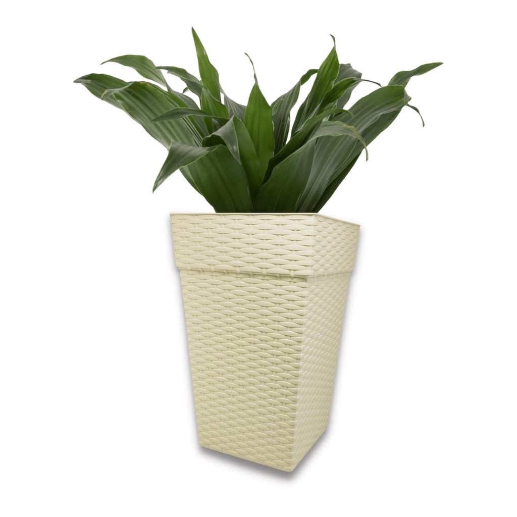 Vaso Para Flor Decorativo Rattan 10 Litros Vaso de Planta Decorativo Cachepot Sala Decoração de Casa
