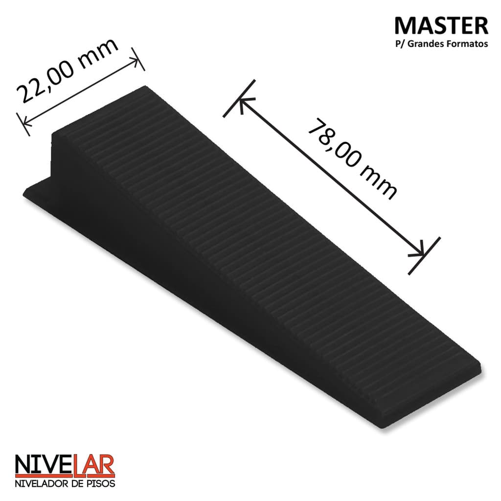 Cunha MASTER P/ Nivelador Espaçador De Porcelanato - 300 Peças