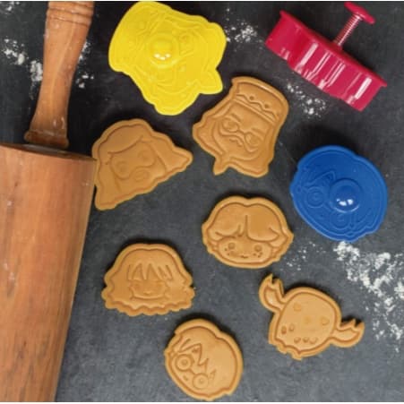 Cortador Modeladores Decoração Massas Bolos Biscoitos Cookie Biscuit Pasta Americana Harry Potter