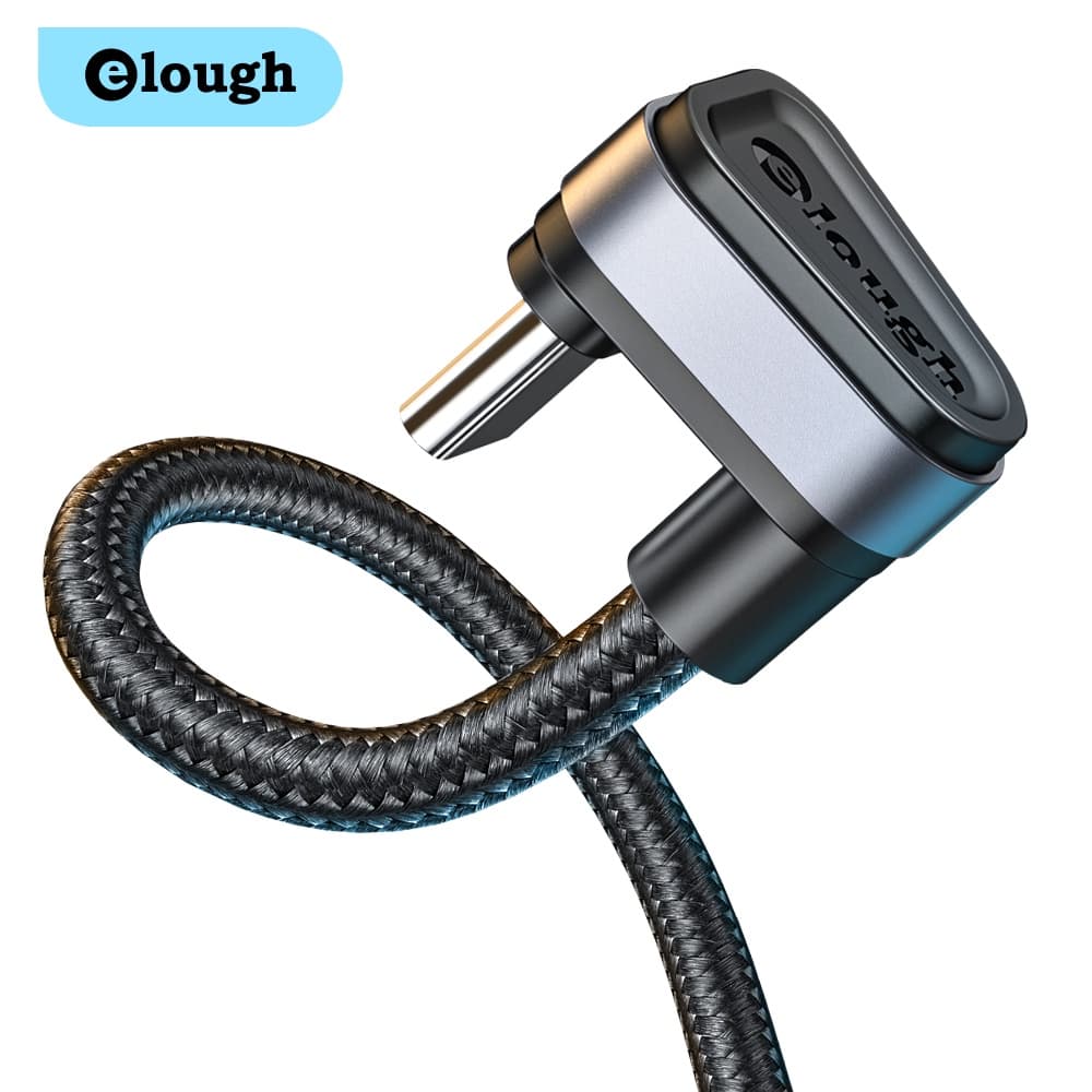 Elough 2021 New Fast Telefone Cabo De Carregamento De Dados Usb De 180 Graus C Jogo Cabo Tipo C Fio Do Carregador