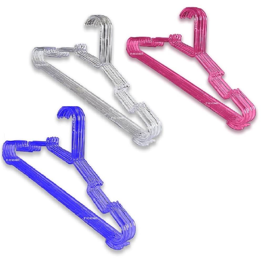 Cabide para Roupa de Bebê e Criança Kit com 10 Peças Acrílico