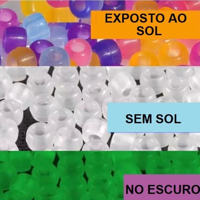 Miçanga Brilha No Escuro Translucida Para Pesca